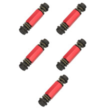 5Pcs Red Metal Brake Line Extension Adapter Kit for Motorcycle Antenna