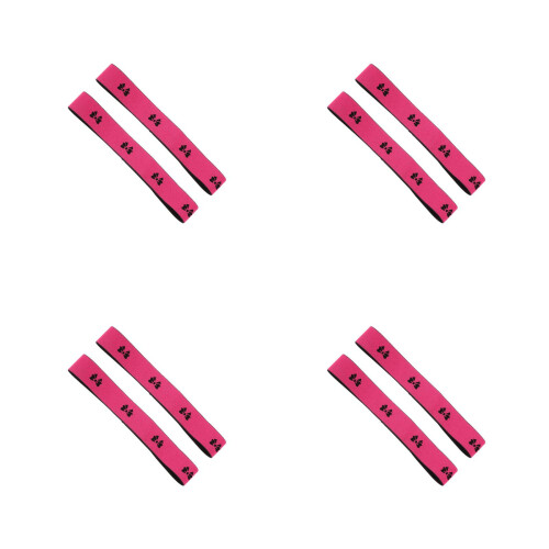 8Pcs Breathable Rosy Elastic Wig Bands Adjustable for Comfortable Fit