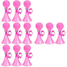 12Pcs Lovely Pink Handlebar Horn Durable Plastic Bike Horn