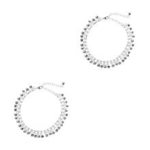 Mlins  2 Count Foot Chain Ankle Bracelet Jewelry Anklet Miss