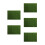 5Pcs Green DIY Artificial Grass Rug for Patio Balcony Wall Decor 1