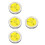 4Pcs Professional Plastic Vinyl Disc Stabilizer for Audio Turntables 1