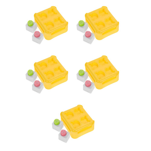 5Pcs Rice Ball Maker Mold Cute Cartoon Sushi Shaping Tools