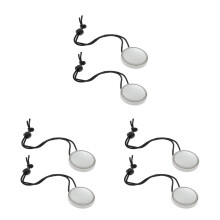 6Pcs Durable Adjustable Rearview Mirrors for Boat and Cave Diving Use