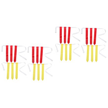 8Pcs Multi Football Training Flags Belt Adjustable Pp+pvc Waist Bands