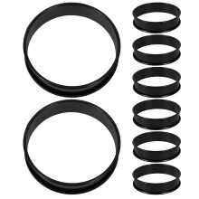 40Pcs Metal Mousse Molds Stainless Steel Non-Stick Household Cake Ring
