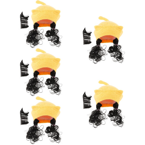 5Pièces Bonnets Perruque Oreilles De Chat