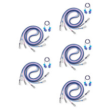15Pcs Nylon Glove Leash for Kids Assorted Colors Durable Mitten Clips