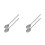 4Pcs Stainless Steel Extendable Telescopic Spoons Silver Multipurpose 1
