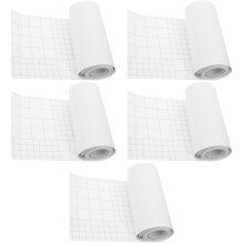 5Pcs White PVC Flexible Skirting Board Peel & Stick Molding Wall Trim