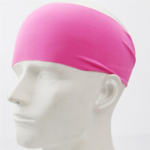 Ultradünnes Schweißabsorbierendes Sport-Stirnband, Atmungsaktives Schweißabsorbierendes Elastisches Stirnband, Sport-Yoga-Stirnband Schwarz
