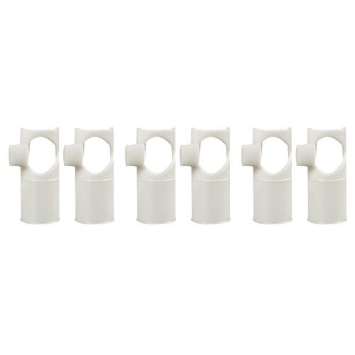6Pcs Nylon Flute Trainer Aid for Beginners Beige Flute Replacement
