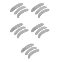 5Sets Comfortable Grey Fake Beard Mustache for Men DIY Cosplay Use