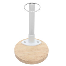 6Pcs White Wooden Doll Display Stands for Shop Display and Home Use