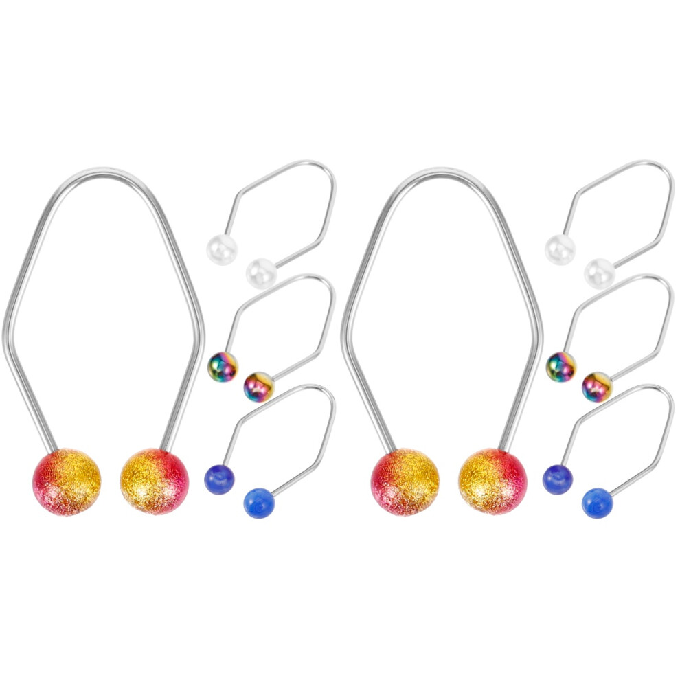 Villcase 8Pcs Assorted Color Portable Facial Dimple Maker Stainless Steel