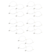 20Pcs White Spray Can Nozzle Extension for Aerosol Ac System Cleaning