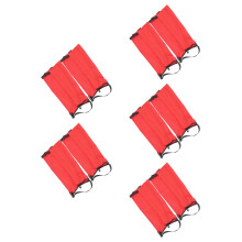 5Pairs Red Waterproof Leg Gaiters Durable Hiking Calf Covers