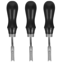 3Pcs Black Edge Trimmer Wood Metal Beveler Tool for Guitar DIY