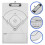 5Pièces D’écriture Effaçable PVC Pour Baseball Basket 7
