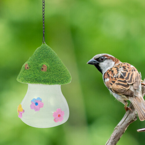 4Stk Hummingbird Bird Feeder Plastik Bunt Mit Einfacher Befüllung 1