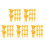 300Pièces Cage Plastique Orange Outils Apiculture Pro 9