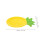 16Pièces Assiettes Papier Jetables Forme Ananas Couleur 3