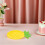 16Pièces Assiettes Papier Jetables Forme Ananas Couleur 5