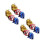 12Pièces Pom Poms Sport Cheer Couleurs 6