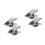 4Pièces Clamp Poisson Taille Variée Pour Ferme 5