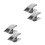 4Pièces Clamp Poisson Taille Variée Pour Ferme 6