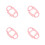 4Pièces Protections De Silicone Rose Avec Poignées Anti-Casse 7