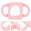 4Pièces Protections De Silicone Rose Avec Poignées Anti-Casse 10