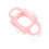 4Pièces Protections De Silicone Rose Avec Poignées Anti-Casse 11