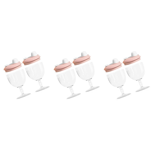 6Pièces Gobelets À En Rose Pour Bébé, Anti-