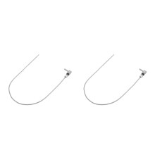 2Pièces Tubes De Connexion Chauffage Essence Durable Et Fiable Argenté