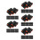 100Pcs Durable Sponge Nail Buffer Blocks for Manicure and Polishing 6