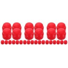 30Pièces Protections Vis Plastique Rouge Polyvalent - Réparation