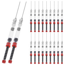 20Pcs Fountain Pen Ink Dispenser Needle Multi Color Stainless Plastic