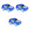 3Pièces Voitures Course Jouet LED Lumineuses Enfants 4