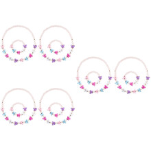 6Sets Schmückset Kinder Party Halskette Armband Bunt