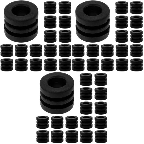 48Pièces Joint Élastique Noir Pour Table De Football En DIY