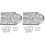 2Stk Aluminium Scharnier Für Dachbodenleiter Mit Soft-Close Design 1