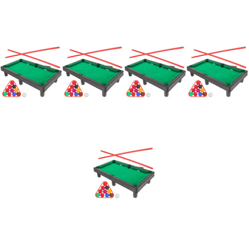 5Sets Kinder Mini Billardtisch Bunt, Spaß Am Arbeitsplatz Und Zu Hause