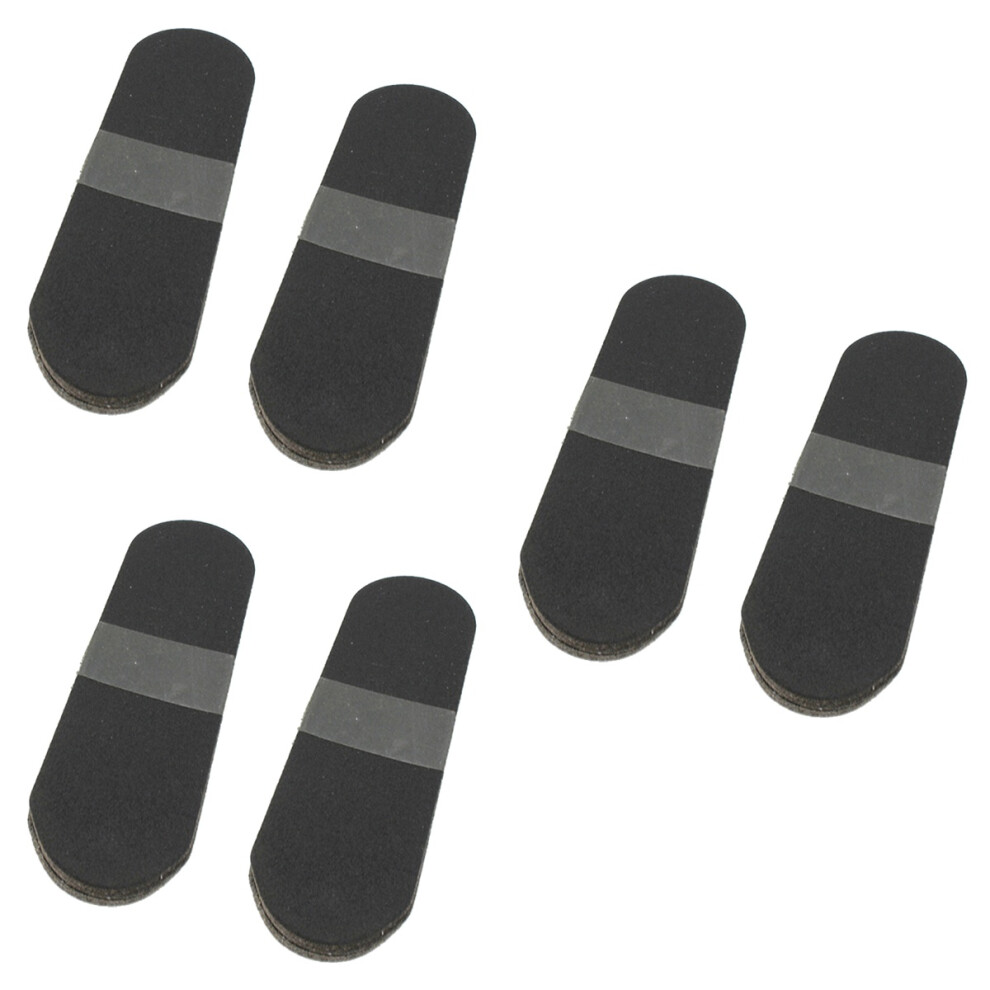 Ohphcall Black 30Pcs Foot Sandpaper Replaceable Self-Adhesive Pedicure Tools