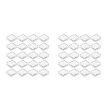 40Pièces Mini En Transparent Pour Décor Et Modélisme