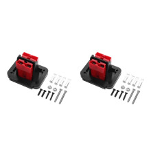 2St Batterij Paneel Connector 50A Met Inbouw En Stofbescherming