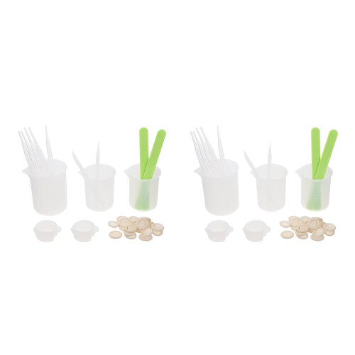 2Sets Epoxid - & Messbecher Silikon Für DIY