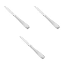 3Pcs Silver Adaptive Utensils for Elderly Grip Stainless Steel Durable