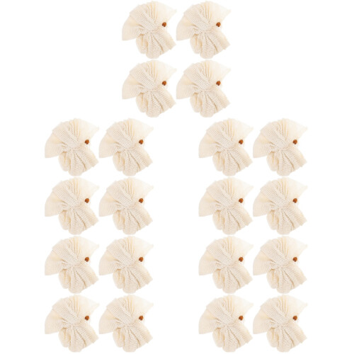 20Stk Duschpuff Badeblumen Beige Und Langlebig Für Bad