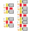 5Sets -Schiedsrichterkarten Set PVC Gelb-Rot Karten 1